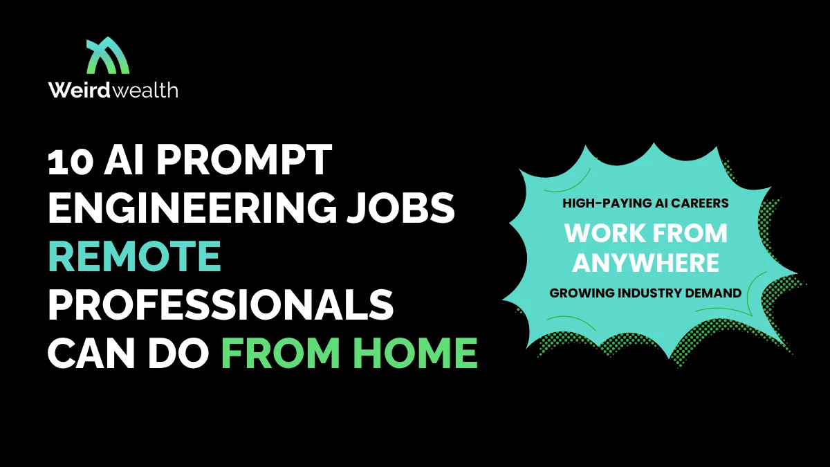 10 AI Prompt Engineering Jobs Remote Professionals Can Do From Home