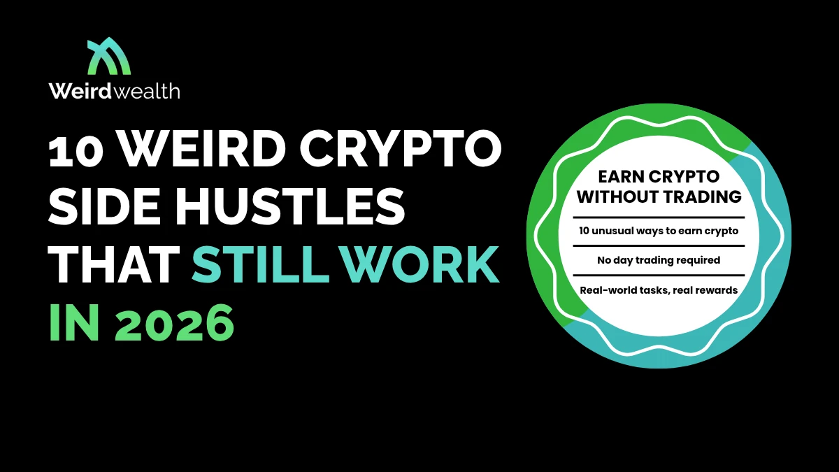 10 Weird Crypto Side Hustles That Still Work in 2026