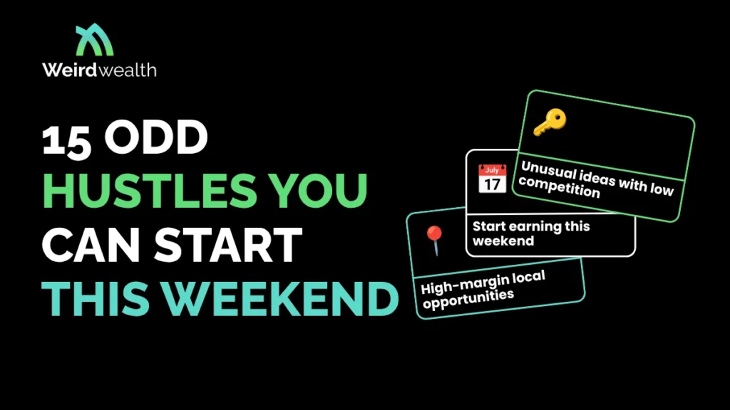 weirdwealth.io | 15 Odd Hustles You Can Start This Weekend