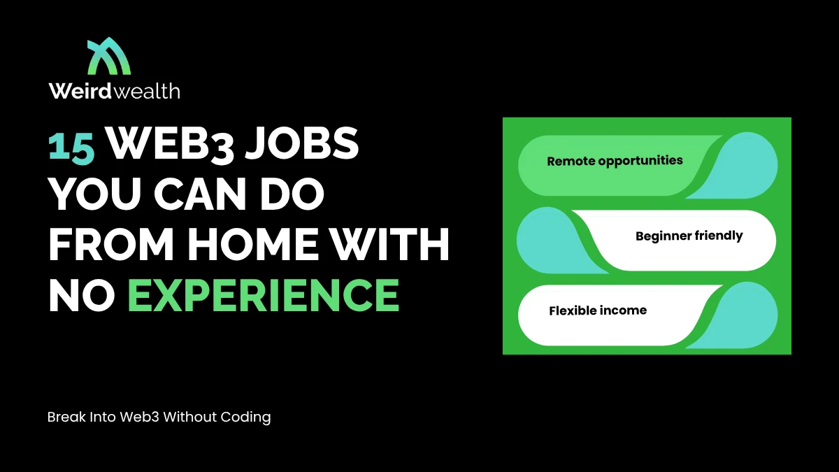 Web3 jobs from home no experience