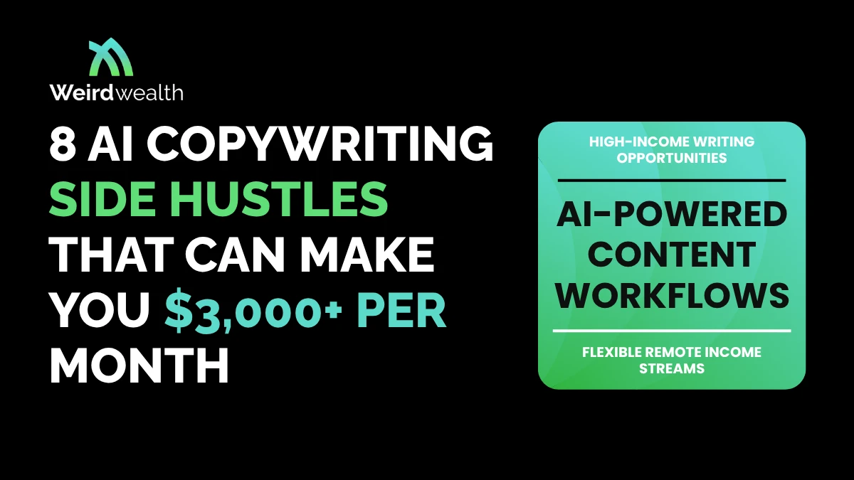 8 AI Copywriting Side Hustles Paying $3,000+ Per Month