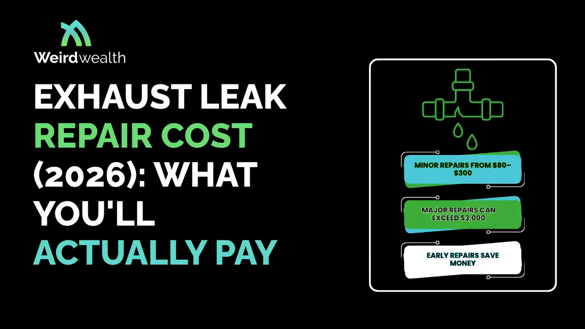 Exhaust Leak Repair Cost in 2026: The Complete Price Guide