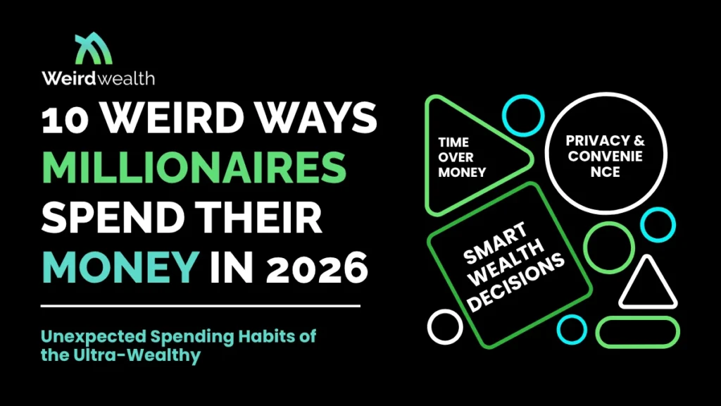 weirdwealth.io | 10 Weird Ways Millionaires Spend Their Money in 2026 weirdwealth.io | 10 Weird Ways Millionaires Spend Their Money in 2026