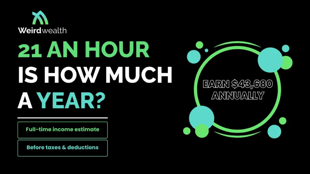 $21 an Hour Is How Much a Year?