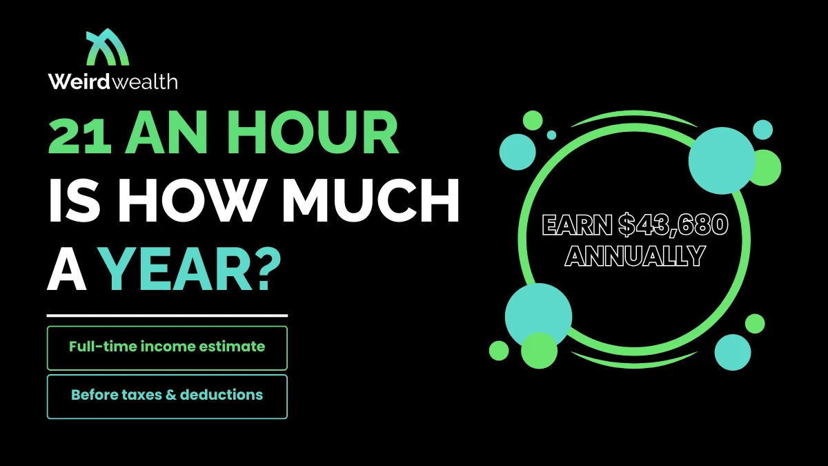 $21 an Hour Is How Much a Year?