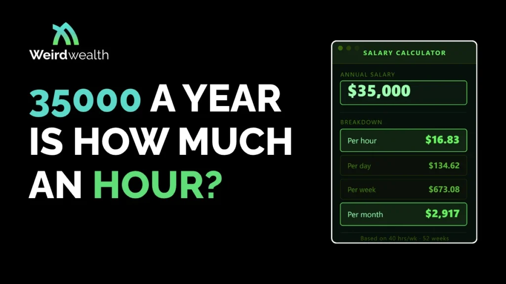 weirdwealth.io | 35000 a Year Is How Much an Hour? The Ultimate Pay Breakdown
