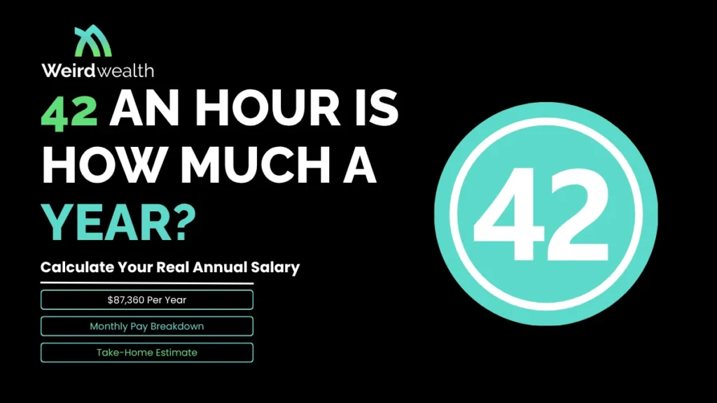 weirdwealth.io | 42 an Hour Is How Much a Year? Full Take-Home Guide