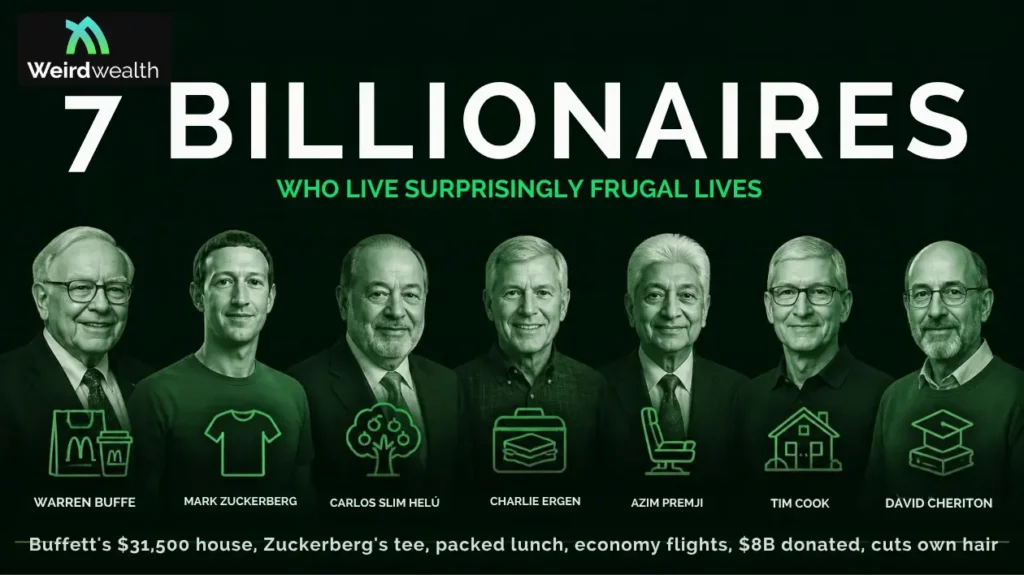 Frugal Billionaires: 7 Who Prove Wealth Isn’t Spending