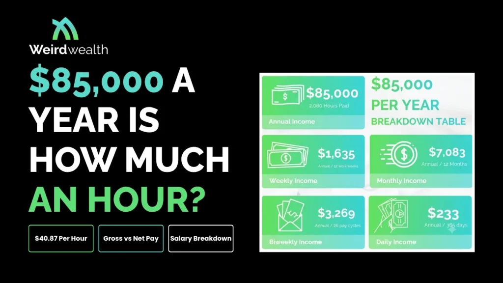 $85,000 a Year Is How Much an Hour? (Take-Home Guide)