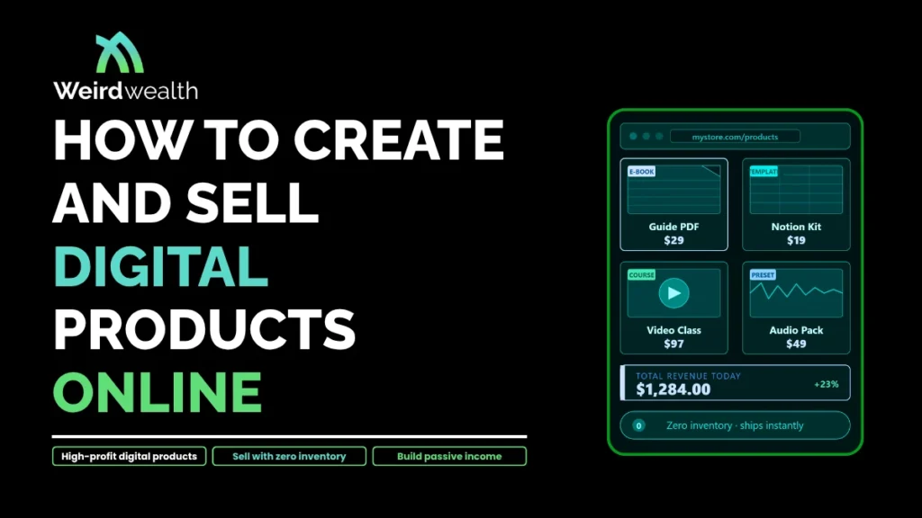 weirdwealth.io | WeirdWealth Digital Products Guide: Create and Sell Digital Products weirdwealth.io | WeirdWealth Digital Products Guide: Create and Sell Digital Products