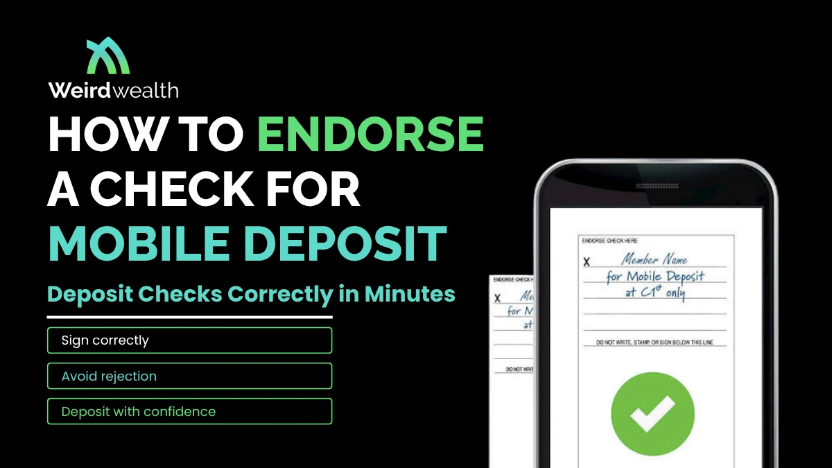 How to Endorse a Check for Mobile Deposit