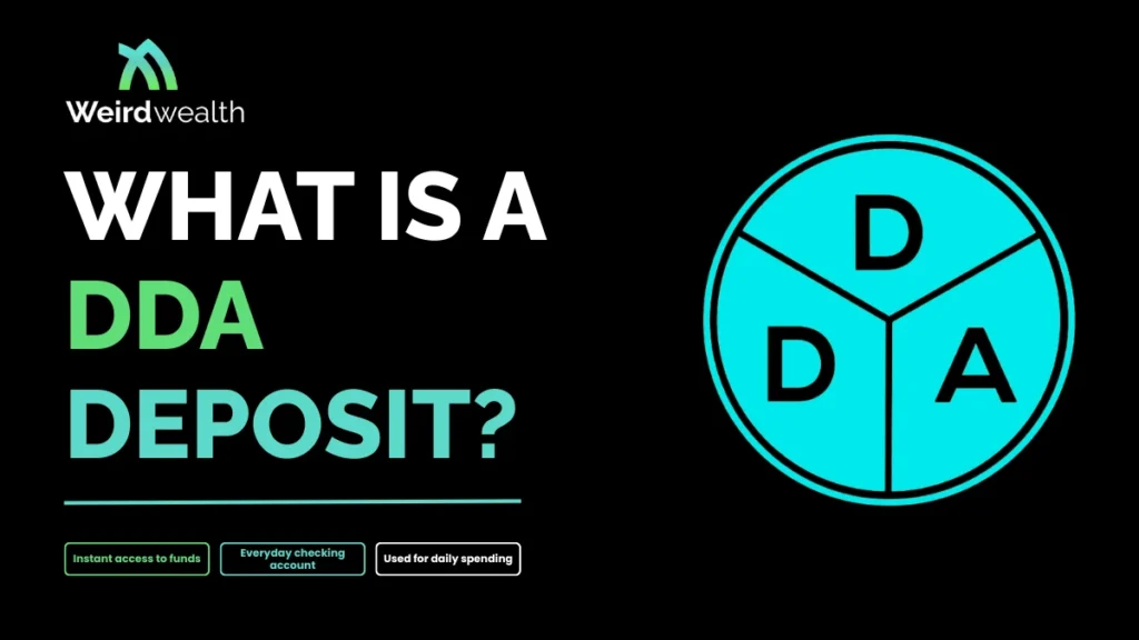 What Is a DDA Deposit? (Bank Account Explained)