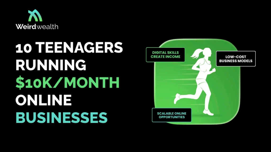 weirdwealth.io | 10 Teenagers Running $10K/Month Online Businesses