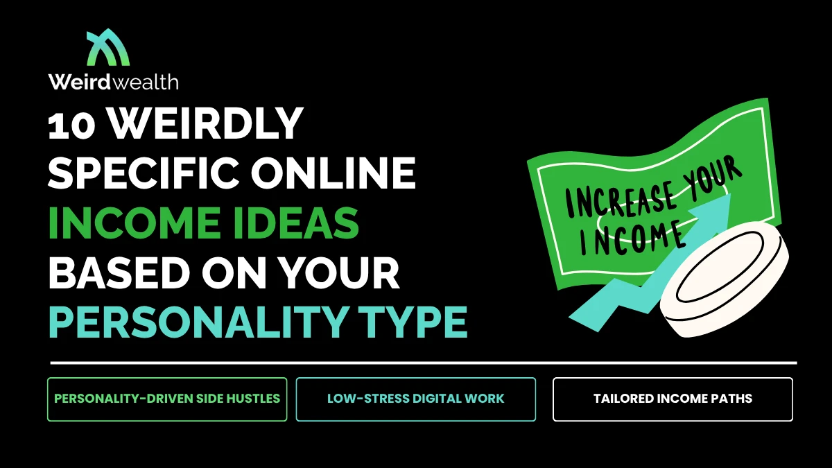 10 Weirdly Specific Online Income Ideas Based on Your Personality Type