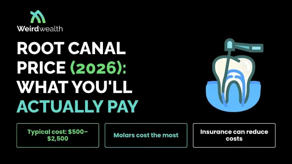 Root Canal Price in 2026: Price by Tooth & Insurance