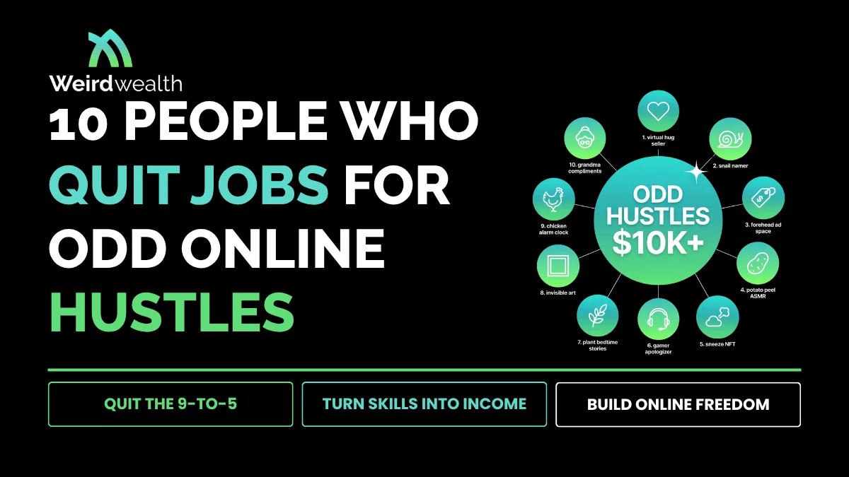 10 People Who Quit Jobs for Odd Online Hustles