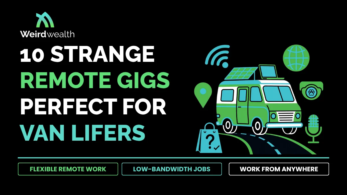 10 Strange Remote Gigs Perfect for Van Lifers
