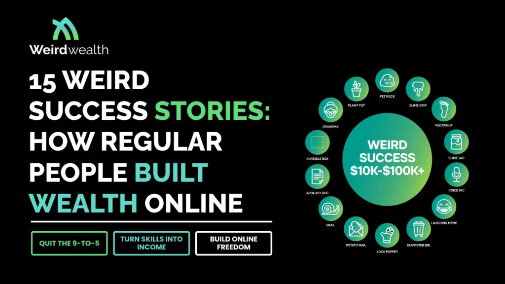 15 Weird Success Stories: How Regular People Built Wealth Online