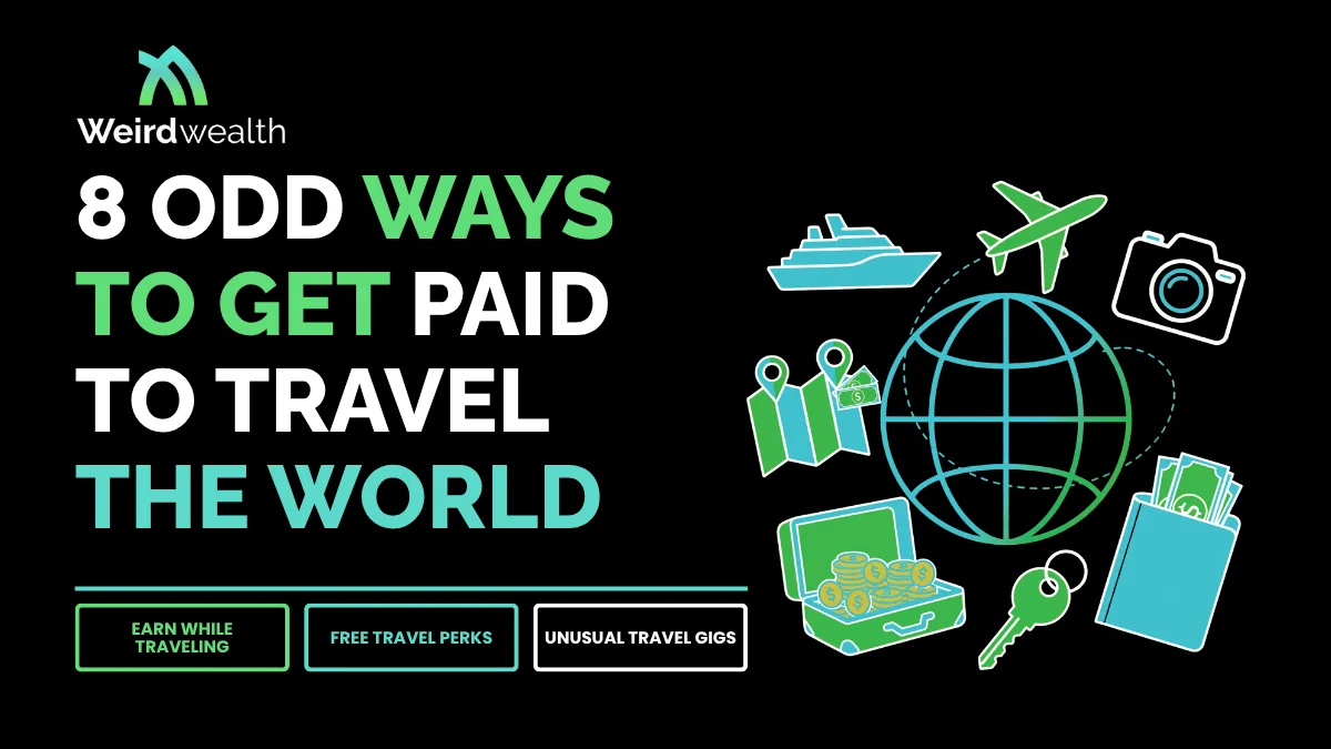 8 Odd Ways to Get Paid to Travel the World